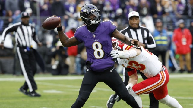 Baltimore Ravens quarterback Lamar Jackson