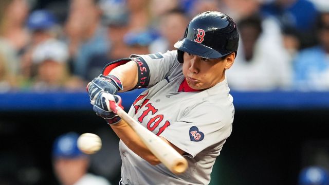 Boston Red Sox designated hitter Masataka Yoshida