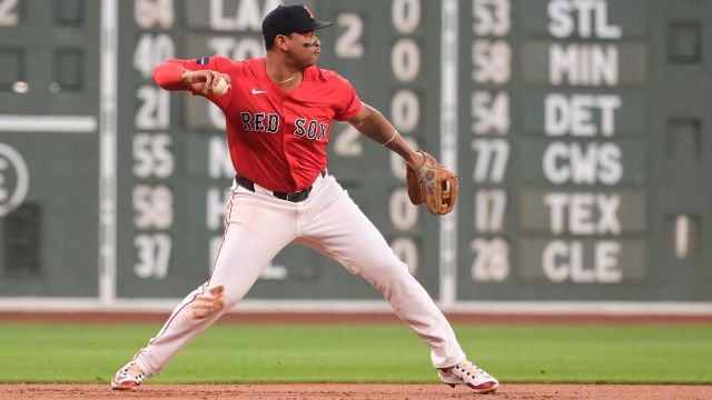 Boston Red Sox third baseman Rafael Devers