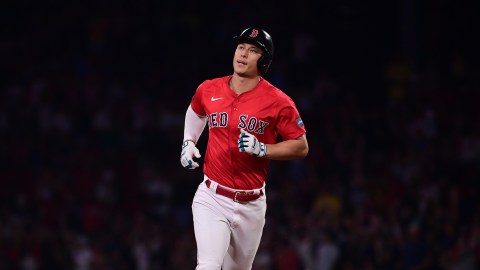 Boston Red Sox outfielder Rob Refsnyder