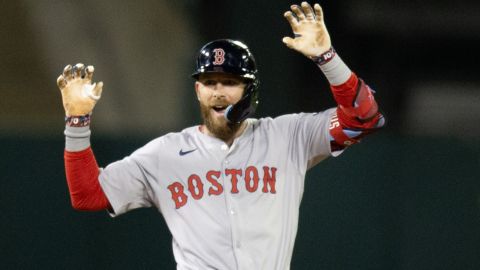Boston Red Sox infielder Trevor Story