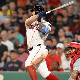 Boston Red Sox outfielder Tyler O'Neill