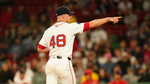 Boston Red Sox pitcher Chase Anderson