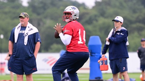 New England Patriots quarterback Jacoby Brissett