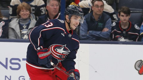 Former Columbus Blue Jackets forward Johnny Gaudreau