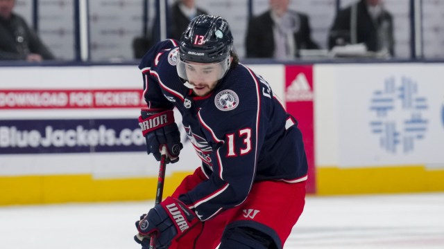 Former Columbus Blue Jackets forward Johnny Gaudreau