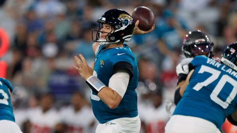 Jacksonville Jaguars quarterback Mac Jones