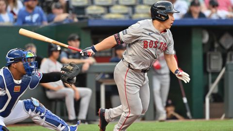 Boston Red Sox designated hitter Masataka Yoshida