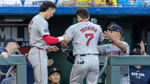 Boston Red Sox outfielder Masataka Yoshida