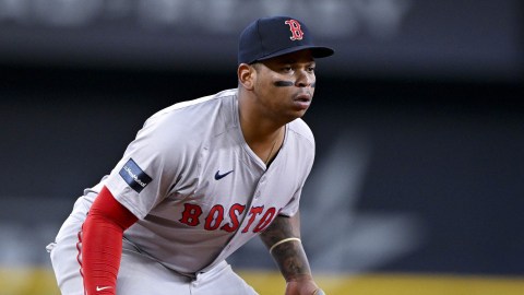 Boston Red Sox third baseman Rafael Devers