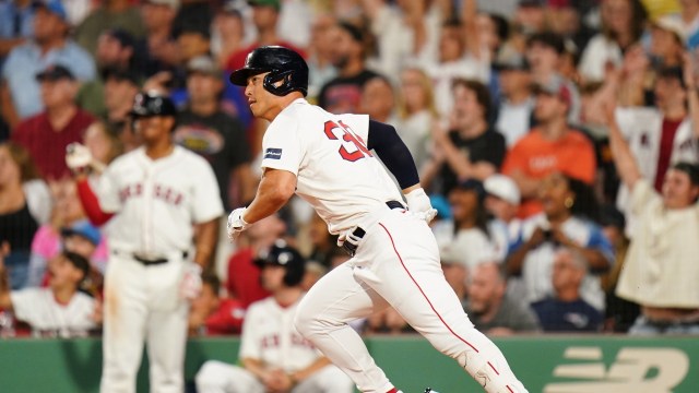 Boston Red Sox outfielder Rob Refsnyder