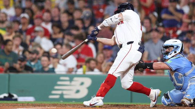 Boston Red Sox outfielder Tyler O'Neill