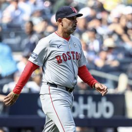 Boston Red Sox manager Alex Cora