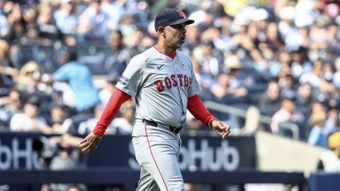 Boston Red Sox manager Alex Cora