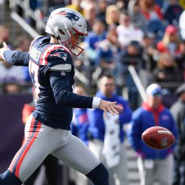 New England Patriots punter Bryce Baringer