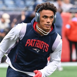 New England Patriots cornerback Christian Gonzalez