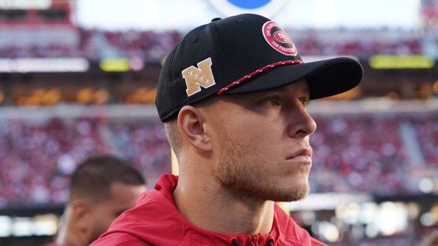 San Francisco 49ers running back Christian McCaffrey