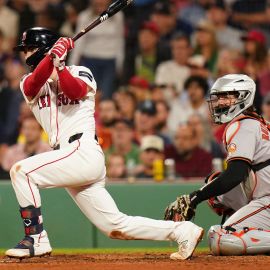 Boston Red Sox catcher Connor Wong