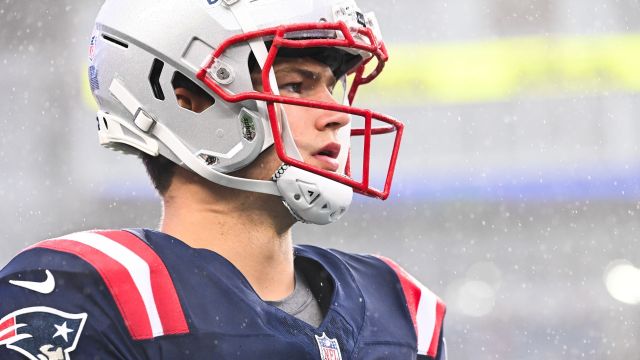 New England Patriots quarterback Drake Maye