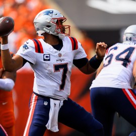 New England Patriots quarterback Jacoby Brissett