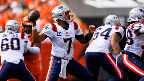 New England Patriots quarterback Jacoby Brissett