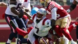 New England Patriots quarterback Jacoby Brissett