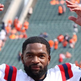 New England Patriots quarterback Jacoby Brissett