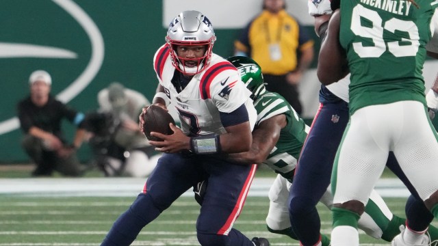 New England Patriots quarterback Jacoby Brissett