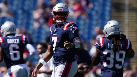 New England Patriots quarterback Jacoby Brissett