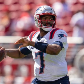 New England Patriots quarterback Jacoby Brissett