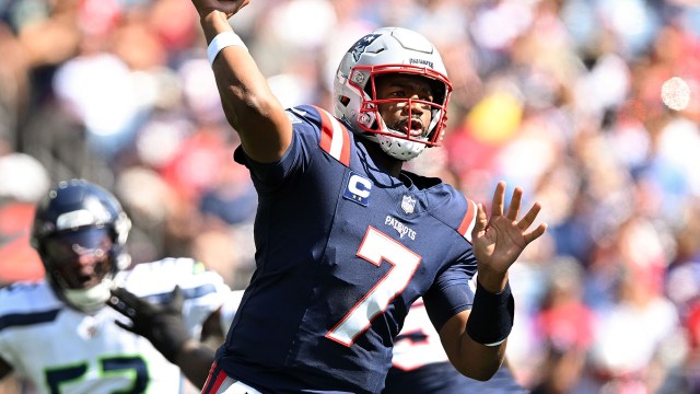 New England Patriots quarterback Jacoby Brissett