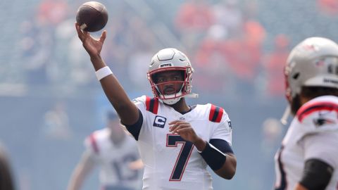 New England Patriots quarterback Jacoby Brissett