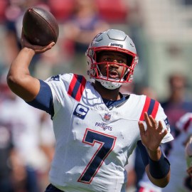 New England Patriots quarterback Jacoby Brissett