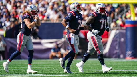 New England Patriots quarterback Jacoby Brissett