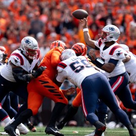 New England Patriots quarterback Jacoby Brissett