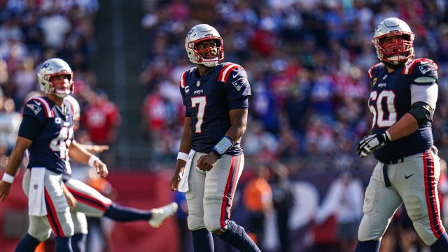 New England Patriots quarterback Jacoby Brissett