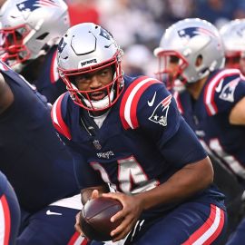 New England Patriots quarterback Jacoby Brissett