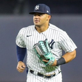 New York Yankees outfielder Jasson Domínguez