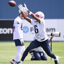 New England Patriots wide receiver Javon Baker