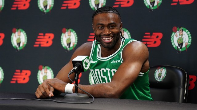 Boston Celtics forward Jaylen Brown