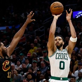 Boston Celtics star Jayson Tatum and Cleveland Cavaliers center Tristan Thompson