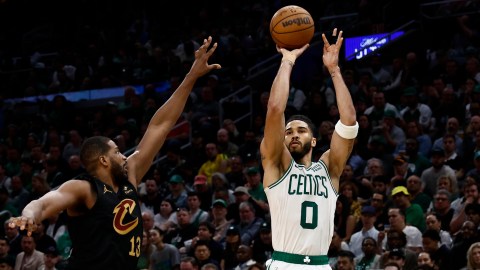 Boston Celtics star Jayson Tatum and Cleveland Cavaliers center Tristan Thompson