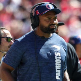 New England Patriots head coach Jerod Mayo