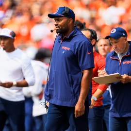 New England Patriots head coach Jerod Mayo