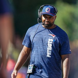 New England Patriots head coach Jerod Mayo