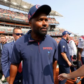 New England Patriots head coach Jerod Mayo