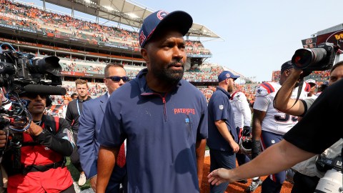 New England Patriots head coach Jerod Mayo