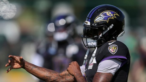 Baltimore Ravens quarterback Lamar Jackson