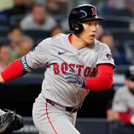 Boston Red Sox designated hitter Masataka Yoshida