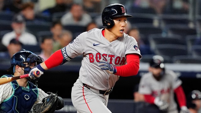 Boston Red Sox designated hitter Masataka Yoshida